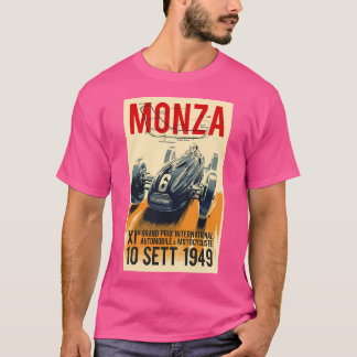T-shirt Monza Grand Prix Vintage Auto Racing Imprimer