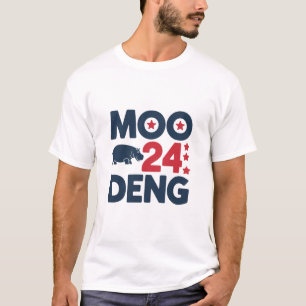 T-shirt Moo Deng 2024 Moo Deng Moo Deng Cute Baby Hippo