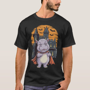 T-shirt Moo Deng célèbre Halloween