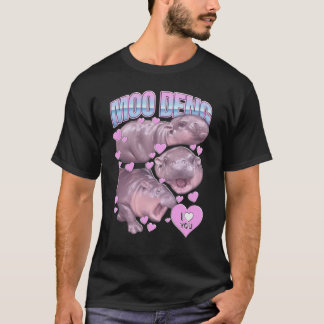 T-shirt moo deng je t'aime