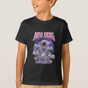 T-SHIRT MOO-DENG LE FAMOUS BÉBÉ HIPPOPOTAME NAIN MOODENG