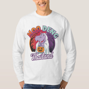 T-shirt Moo Deng : L'hippo fantomatique