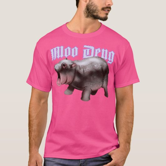 T-shirt Moo Deng Mignon (Devant)