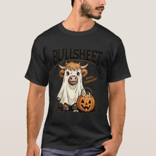 T-shirt Moo... Je veux dire Boo Bullsheet Highland Cow Fan