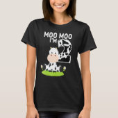 T-shirt Moo Moo Je suis deux 2e Anniversaire Funny Cute Co (Devant)