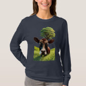 T-shirt Moo-ning pour un massage (Devant)