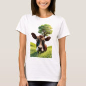 T-shirt Moo-ning pour un massage (Devant)