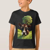T-shirt Moo-ning pour un massage (Devant)