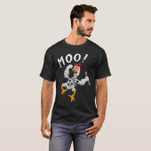 T-shirt MOO Vache Poule Coq (Devant entier)