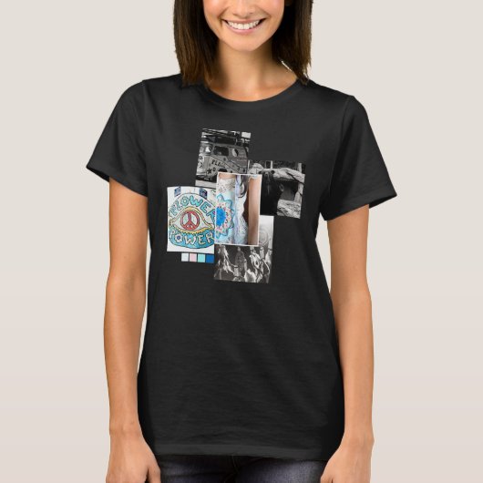 T-shirt Moodboard inspiré des Fleurs de 'Ghosts' CBS  (Devant)
