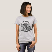 T-shirt Moody Feline Shirt – Ironic Vintage Cat Design (Devant entier)