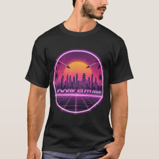 T-shirt Moody Future Retro Sunset Tee