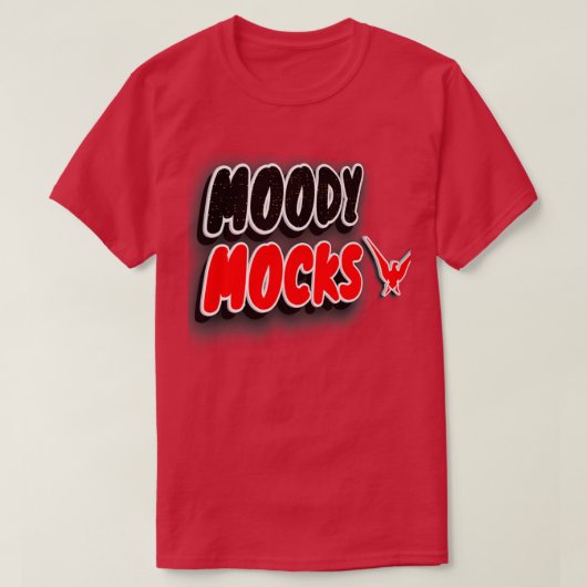 T-shirt Moody mocks design GRAPHIQUE (Design devant)