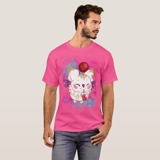 T-shirt Moogle - Bubble Tea (Devant entier)