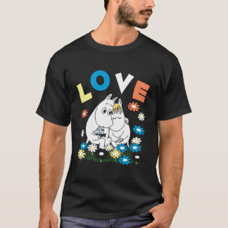 T-shirt Moomins Love Snorkmaiden Flowerbed