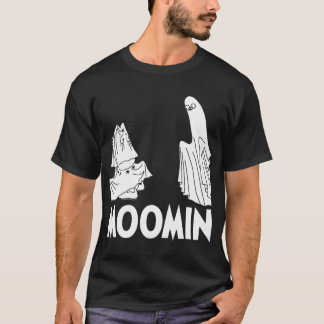 T-shirt Moomintroll rouge de ski coincé dans la neige Jeux