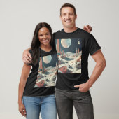 T-shirt Moon Design - Luna élégant et confortable (Unisexe)