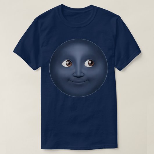 T-shirt Moon Emoji (Design devant)
