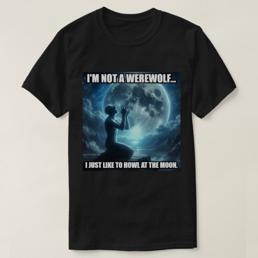 T-shirt Moon-Howler (Design devant)