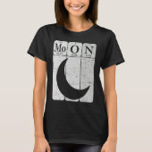T-shirt Moon Periodic Table Elements Moon Space Nerd Moon (Devant)