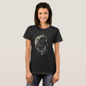 T-shirt Moon Phases Space Lunar Cycles Astronomy (Devant entier)