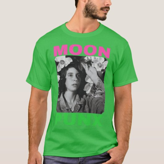 T-shirt MOON PUNX vintage (Devant)