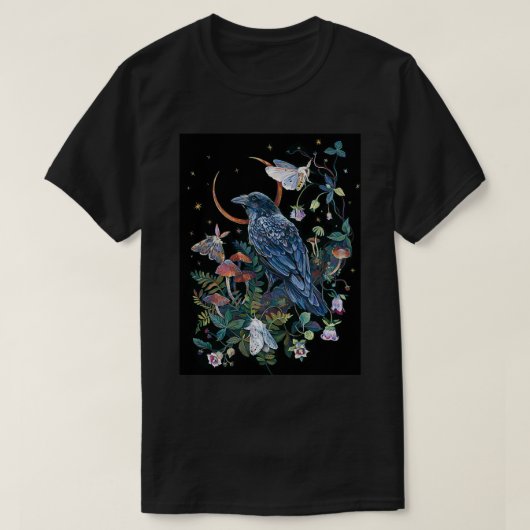T-shirt Moon Raven (Design devant)