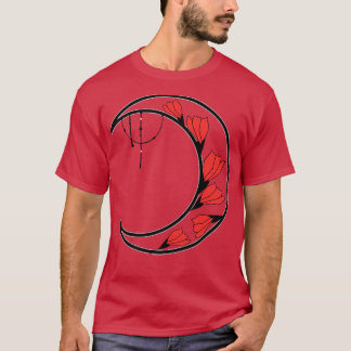 T-shirt Moon rouge