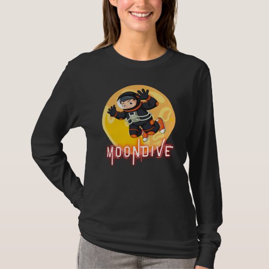 T-SHIRT MOONDIVE- ASTRONAUTE SPATIAL (Devant)