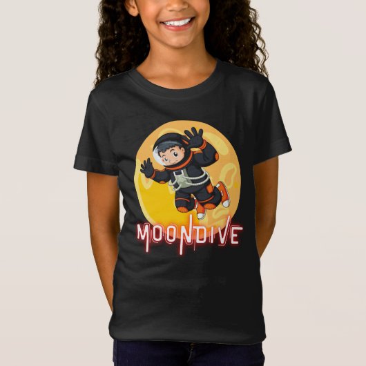 T-Shirt MOONDIVE- ASTRONAUTE SPATIAL (Devant)