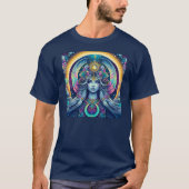T-shirt Moonflower Oracle Tee — For the Cosmic Wanderer. (Devant)