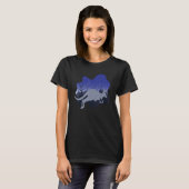 T-shirt Moonlight Zoo animal Aussie Kangaroo (Devant entier)