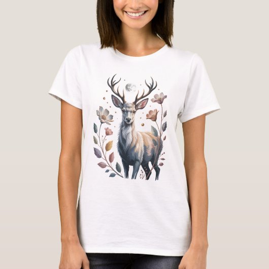 T-shirt Moonlit Deer Glow (Devant)