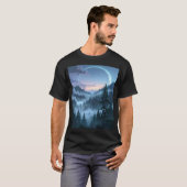 T-shirt Moonlit Sanctuary: The Ethereal Forest (Devant entier)