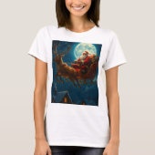 T-shirt Moonlit Sleigh Ride: Santa’s Magical Journey (Devant)
