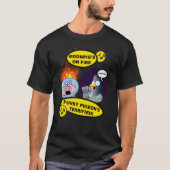 T-shirt Moonpig's on Fire Funky Pigeon's Terrified Amusing (Devant)