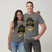 T-shirt Moonshine Funny Genuine Backwoods Flaming Crâne  (Unisexe)