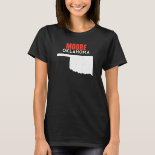 T-shirt Moore USA State America Travel Oklahoman
