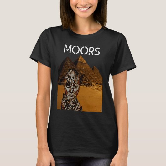 T-shirt Moors Moorish American Extraterrestrial Navigateur (Devant)