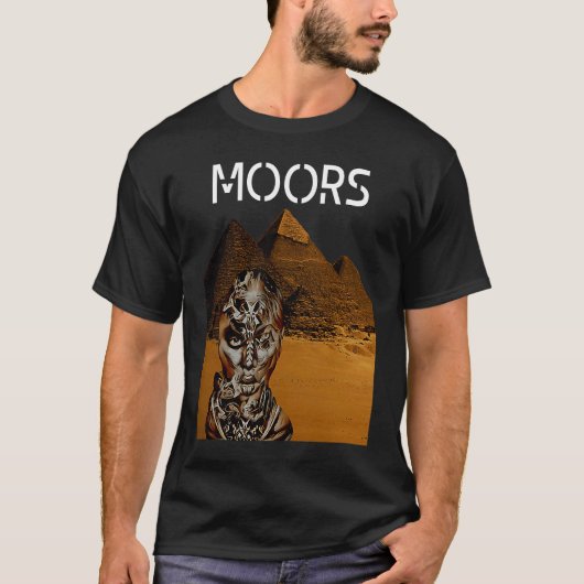 T-shirt Moors Moorish American Extraterrestrial Navigateur (Devant)