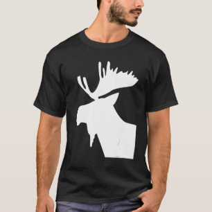 T-shirt Moose Antlers Suède Norvège Finlande Scandinavie
