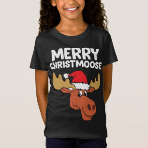 T-Shirt Moose Christmas Casquette Moose Joyeux Noël Joyeux