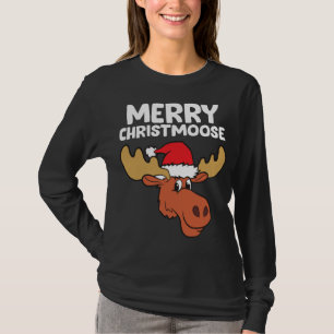 T-shirt Moose Christmas Casquette Moose Joyeux Noël Joyeux