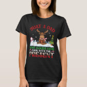 T-shirt Moose Dad Who Always Came Back With The Present Ch (Devant)