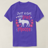 T-shirt Moose Elk Moose Lover (Design devant)