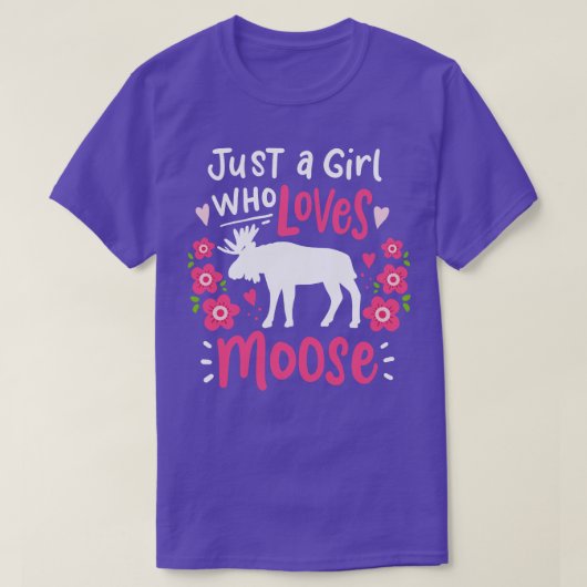 T-shirt Moose Elk Moose Lover (Design devant)