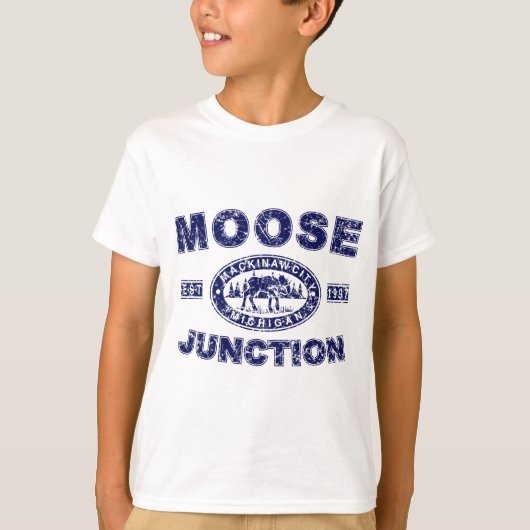 T-shirt Moose-Junction-Distressed-[ (Devant)