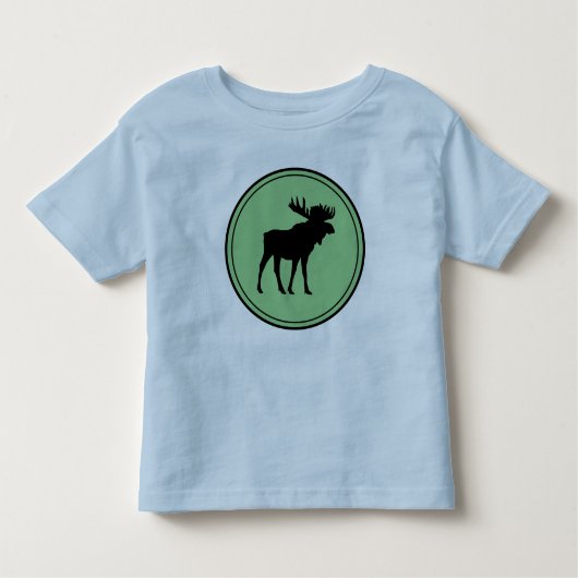 T-shirt Moose Silhouette Wilderness (Devant)