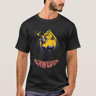 T-shirt Moose Sverige Hej Extérieur Scandinavie hutte de p
