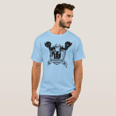 T-shirt moosecocks bleu (Devant entier)